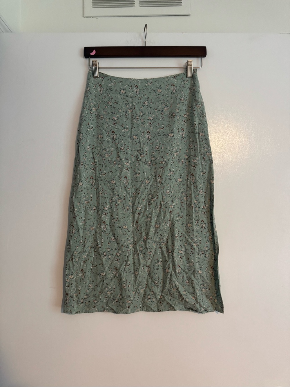 Brandy Melville Floral Midi Skirt